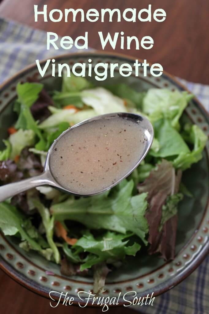 Red Wine Vinaigrette Salad Dressing {Recipe} - The Frugal South