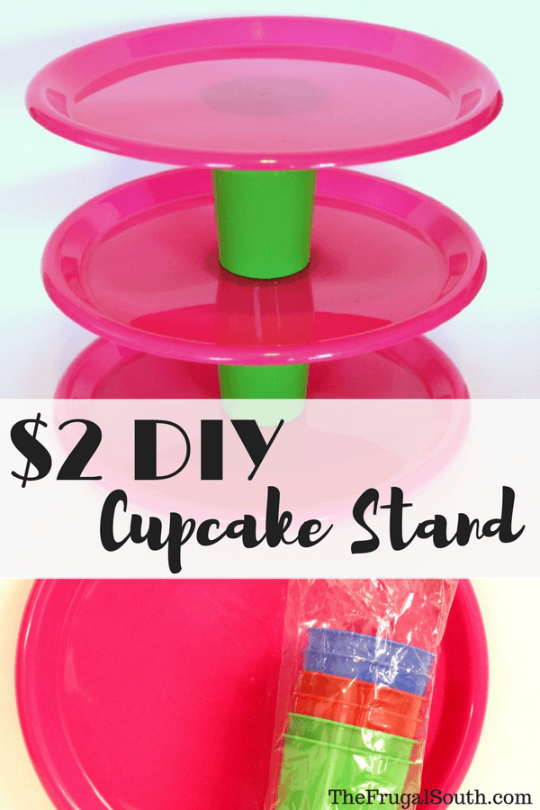 Cake Stand - Surprise Cake Popper Stand - Purple Cupcakes