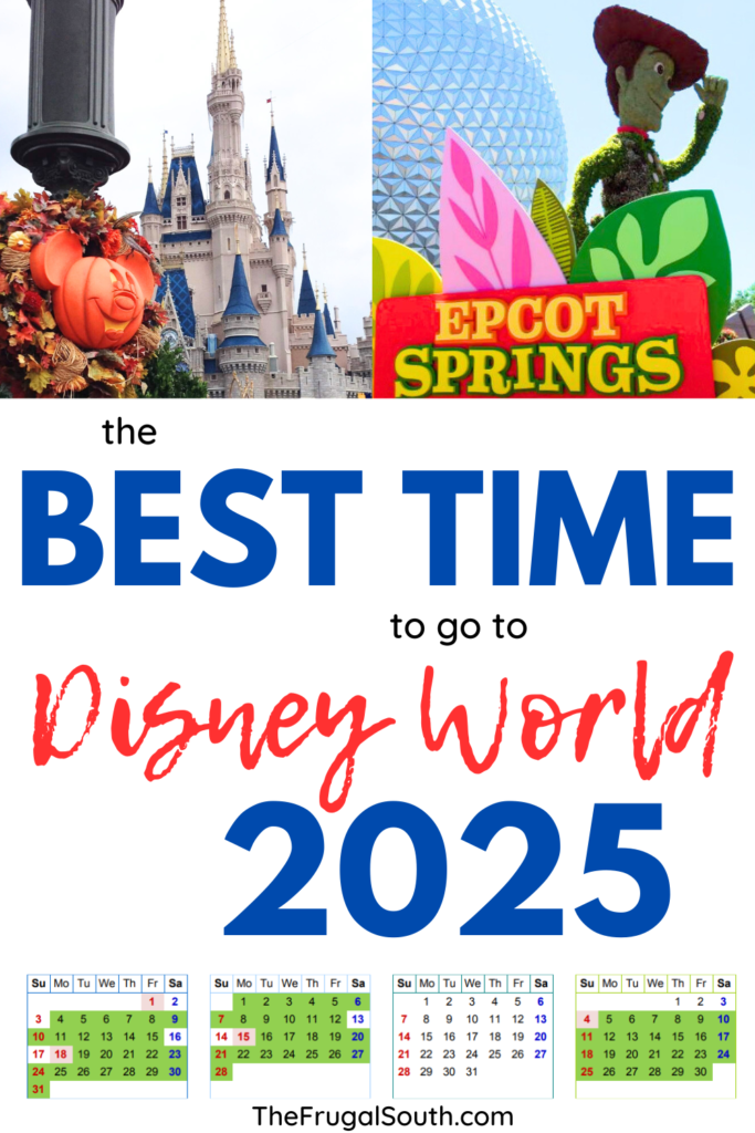 best time to go to disney world pin